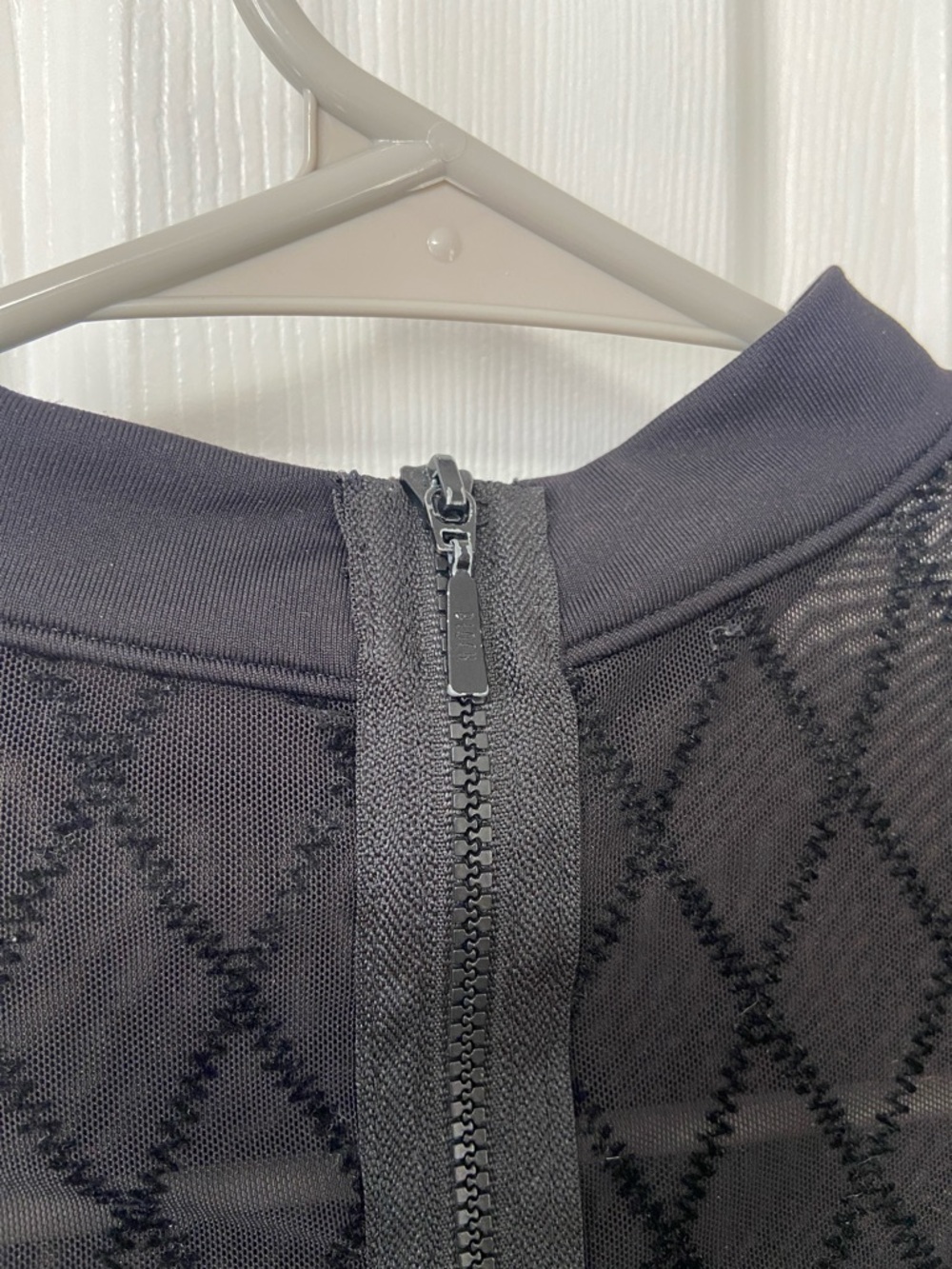 BLOCH Black Mesh Diamond Yoke Dance Leotard - Picture 3 of 6